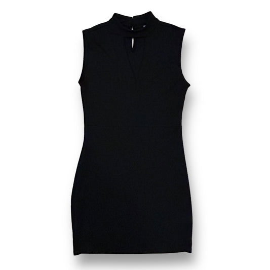 NEW! Women's Black Dress Size Small Sleeveless Keyhole Mock Neck with Button