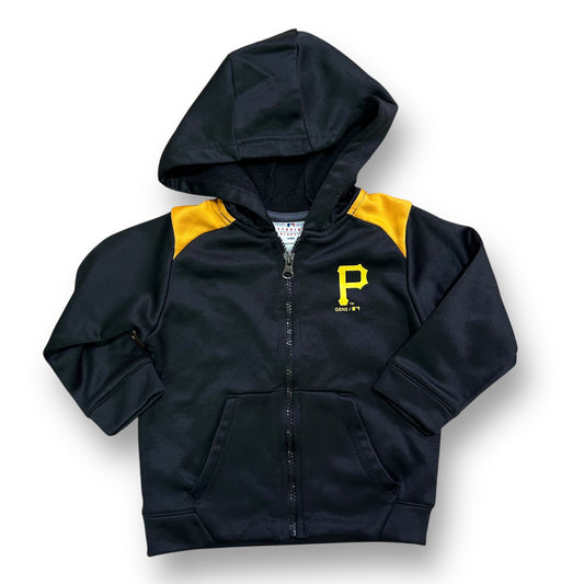 Boys MLB Size 24 Months Pittsburgh Pirates Baseball Zippered Hoodie