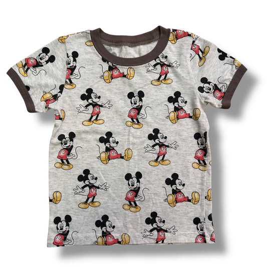 Disney Junior Boys Size 2T Short Sleeve Mickey Mouse Tee Shirt