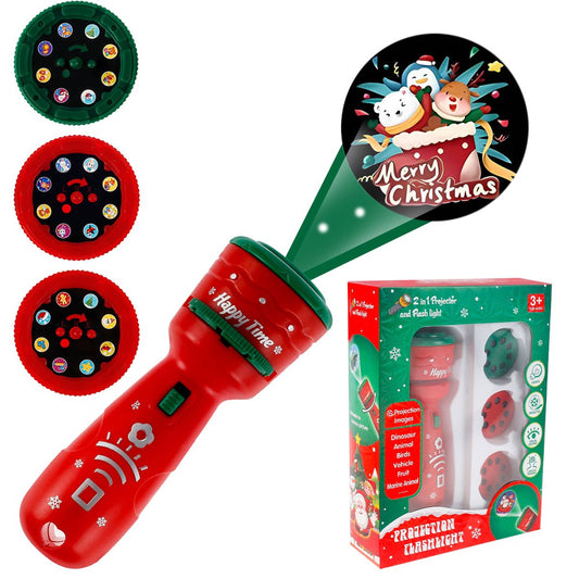 NEW! Slide Projector Flashlight Educational Christmas Toy