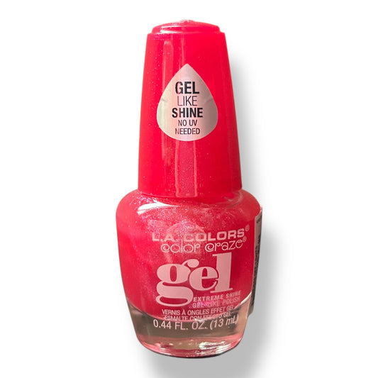 Color Craze Extreme Shine Gel-Like Nail Polish, Shimmery Pink