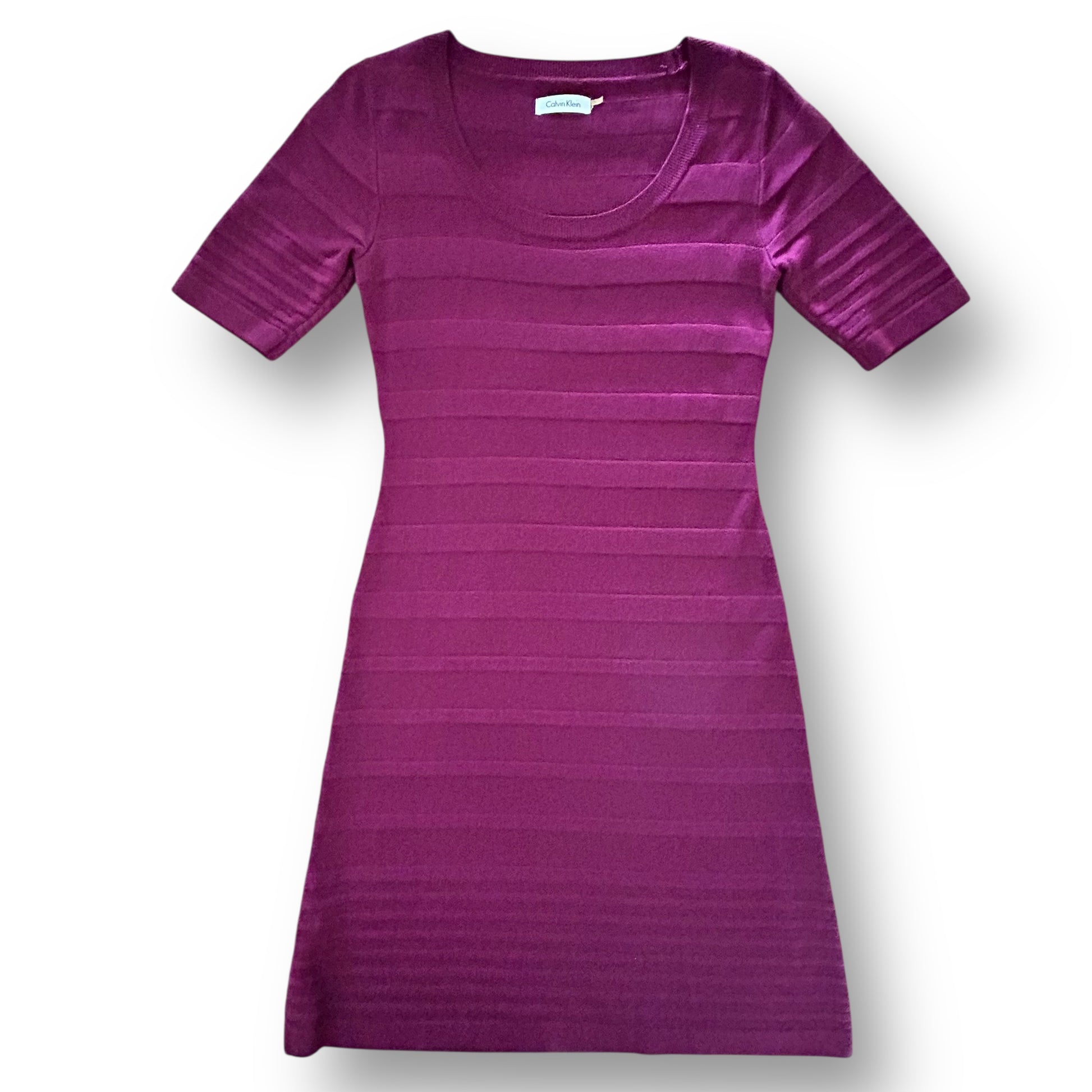 Purple dress on a white background