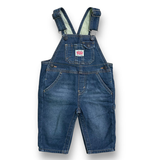 Levi's Boys Size 12 Months Jean Snap Closure Denim Overalls