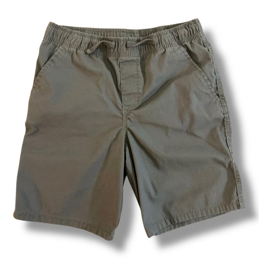 Boys Size 10/12 Gray Elastic Band Shorts with Drawstring and Pockets