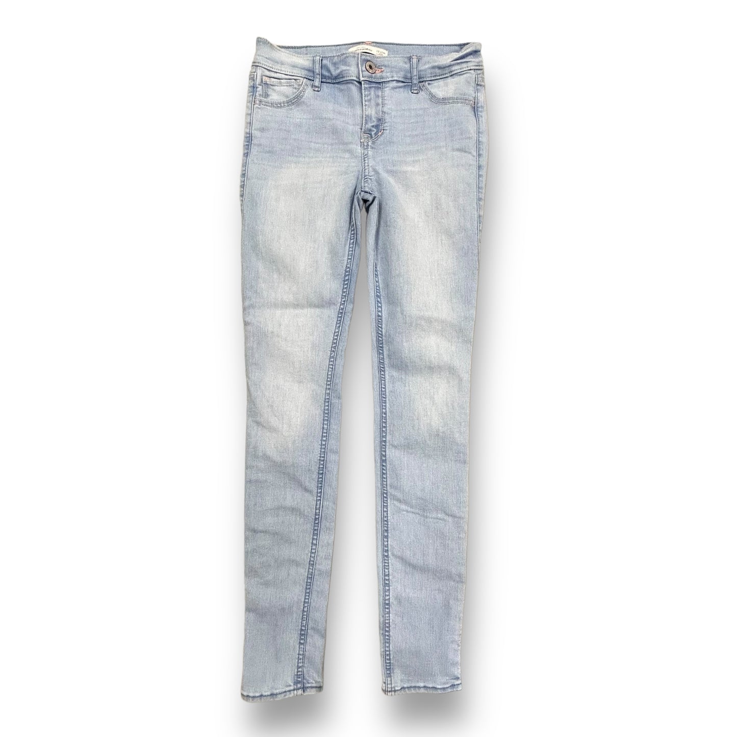 Abercrombie Kids Girls Size 16 Slim Youth Light Blue Denim Skinny Jeans