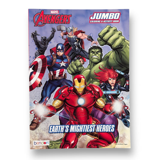 NEW! Marvel Avengers Jumbo Coloring & Activity Book