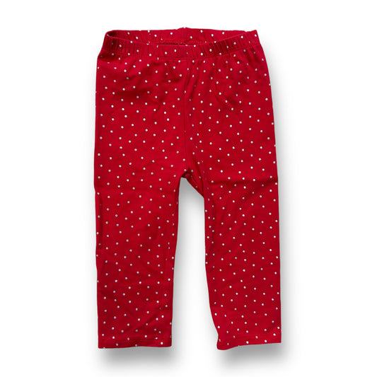First Impressions Girls 12 Months Bottoms Red Polka Dot Pull-On Cotton Pants