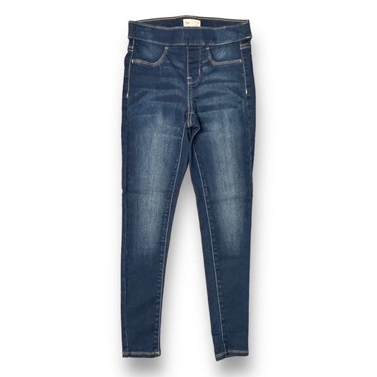 Girls Youth Size 12 Slim Adjustable Fit Jeans Elastic Band Denim