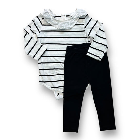 Girls Size 18-24 Months Outfit Leggings and Long Sleeve Bodysuit 2-Pc Pants Set