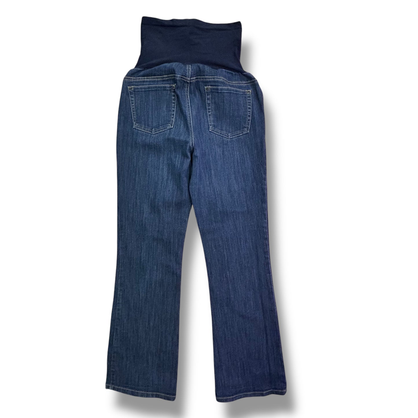 Motherhood Size Small Maternity Jeans Stretch Panel Waist Bootcut Denim