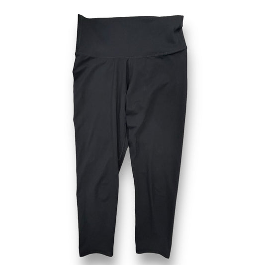 All in Motion Girls Size 14/16 Youth Soft Stretch Quick Dry Black Yoga Capris