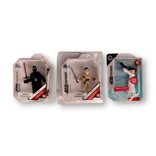 NEW! Disney Mini Brands Star Wars Toybox 3-Pack Action Figure Collection