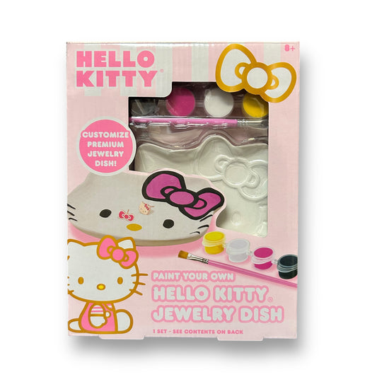 NEW! Hello Kitty Jewelry Dish Painting Craft Kit