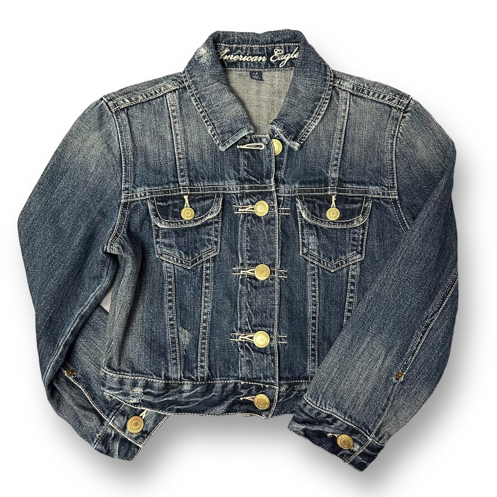 American Eagle Women's Size Small Denim Button-Up Jean Jacket