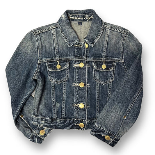 American Eagle Women's Size Small Denim Button-Up Jean Jacket