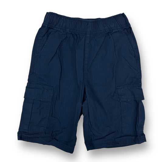 Children's Place Youth Boy Size 10 Navy Elastic Waistband Cargo Shorts