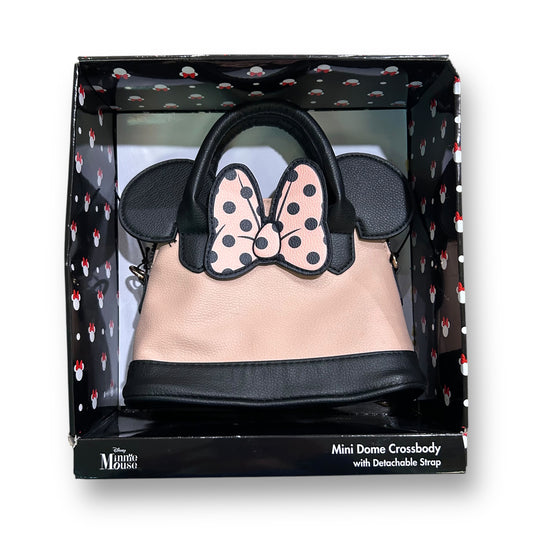 NEW! Disney Minnie Mouse Purse Dome Crossbody with Straps