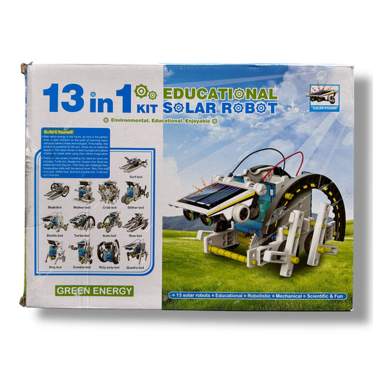 NEW! Build Your Own Mechanical 13-in-1 Educational Solar Robot Science Kit