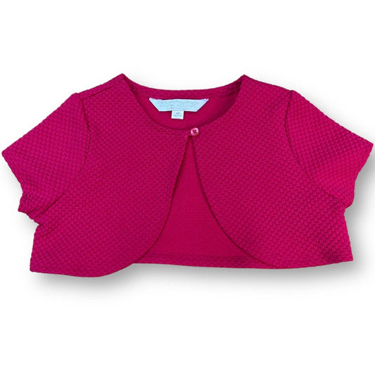 Marmellata Girls Size 4 Cropped Pink Cardigan Sweater