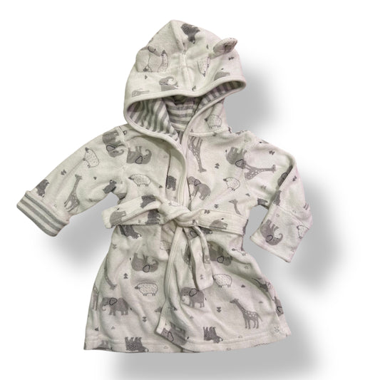 Carter's Baby Boy Size 0-9 Months Safari Animal Print Terry Bath Robe