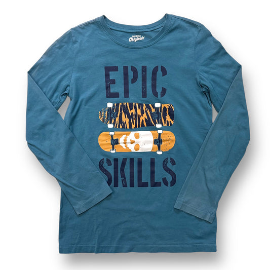 OshKosh Boys Size 12 Youth Epic Skills Long Sleeve Skateboard Tee