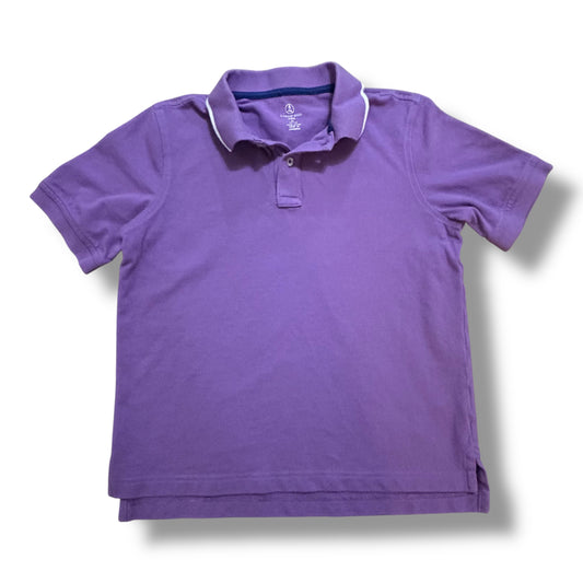 Boys Lands End Kids Size 10/12 YMD Short Sleeve Polo Shirt