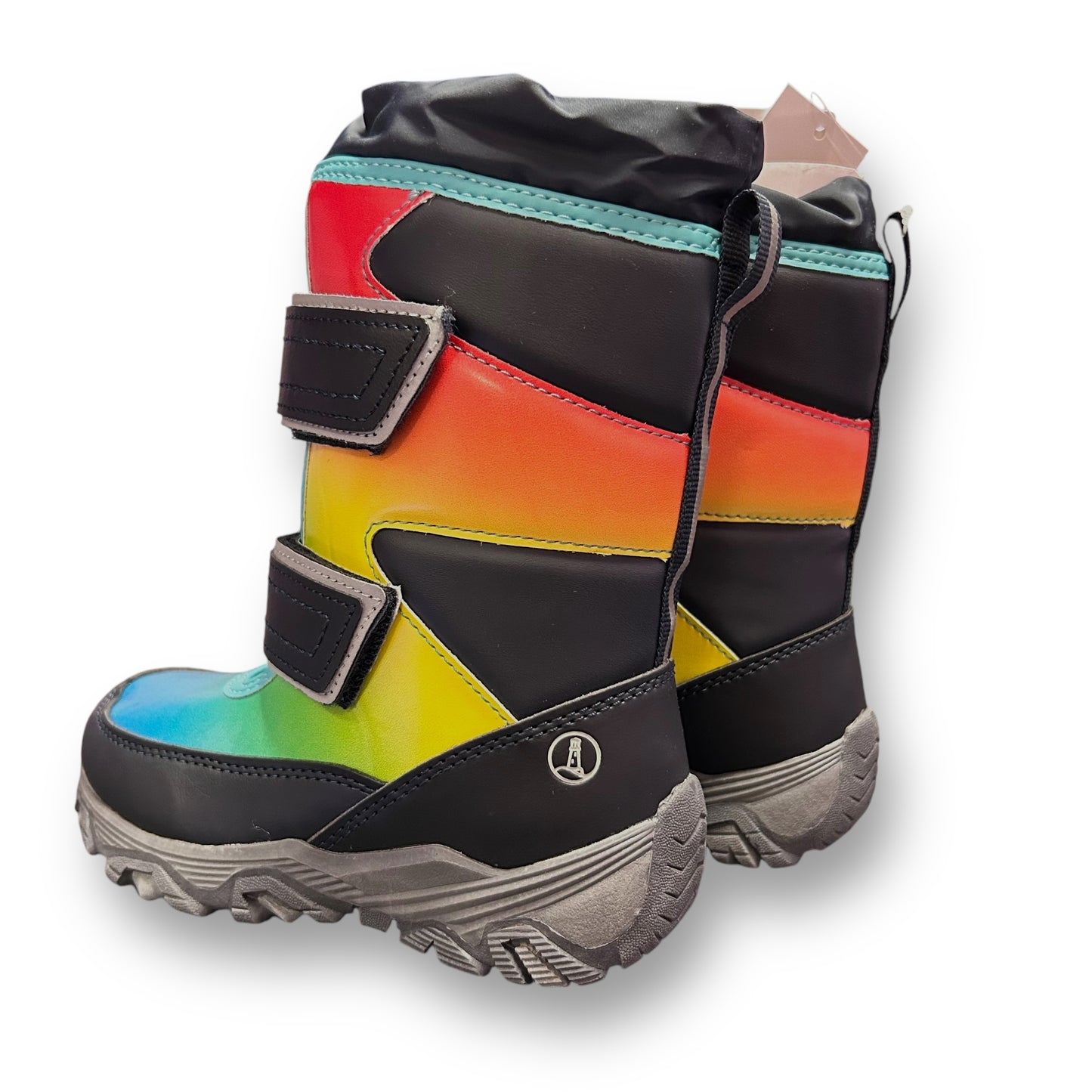 NEW! Lands End Snow Boots Size 13 Big Kids, Multi-Color Waterproof
