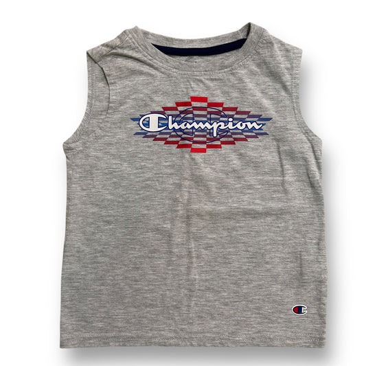 Champion Boys Tank Top Size 4T Light Gray Sleeveless Tee