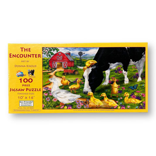 NEW! 100 Piece Jigsaw Puzzle - Farm Animals Encounter