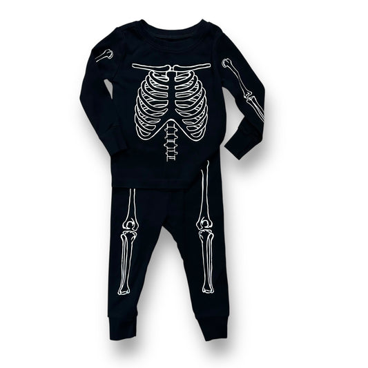 Old Navy Boys Size 18-24 Months 2-Pc Sleepwear Skeleton Halloween Pajamas