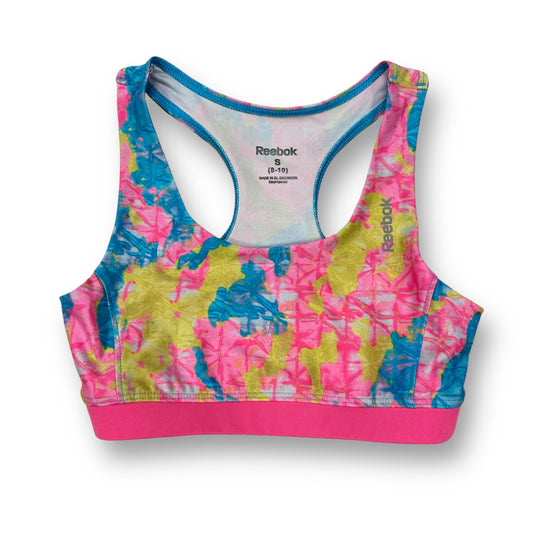 Reebok Girls Size 8-10 Tie Dye Under Layer Tank Sports Bra Activewear