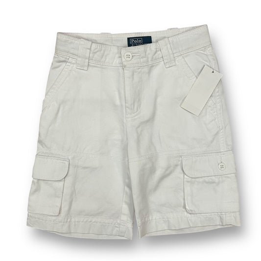 NEW! Boys Size 5 Chinos White Polo Shorts