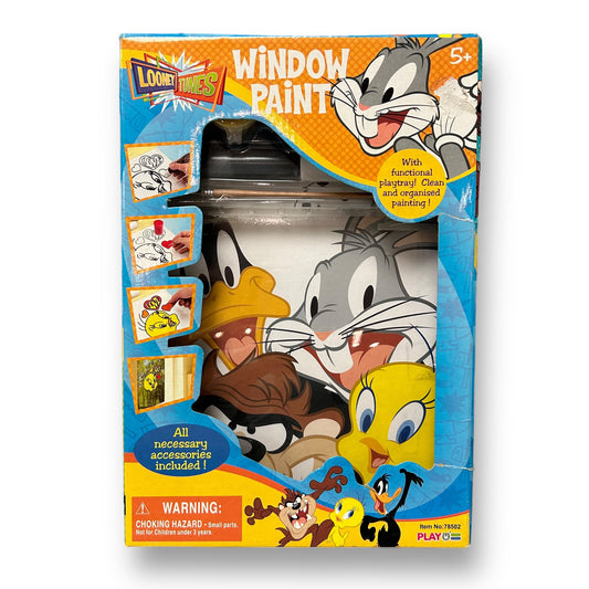NEW! Looney Tunes Bugs Bunny and Friends Window Paint Stickers Art Kit