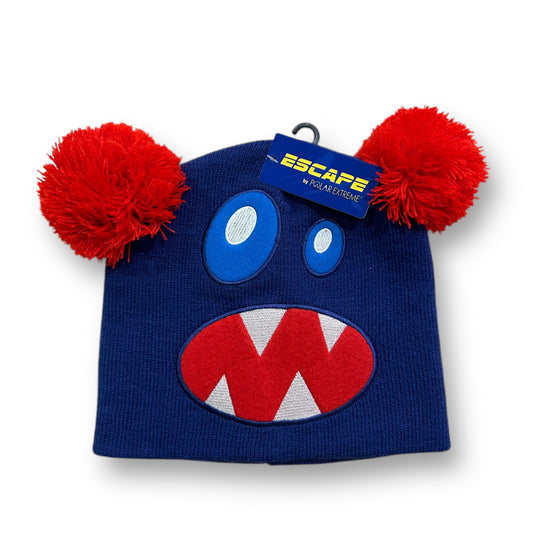 NEW! Polar Extreme Kids One Size Fits Most Boys Monster Pom Beanie Hat