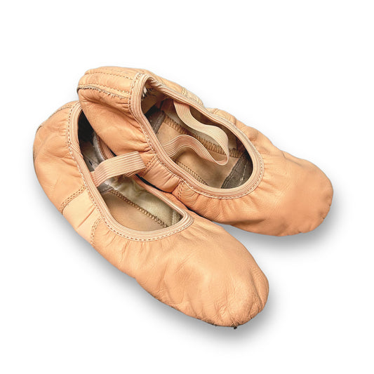 Youth Girl Size 6 Pink Ballet Shoes Soft Leather Revolution Dancewear