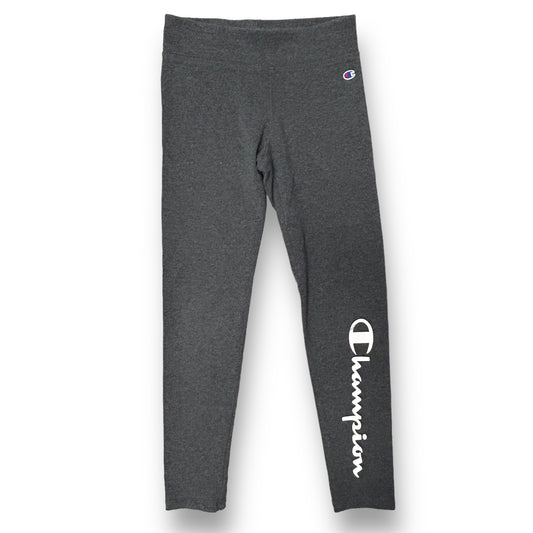 Champion Youth Girl Size 11/12 Dark Gray Athletic Stretch Leggings