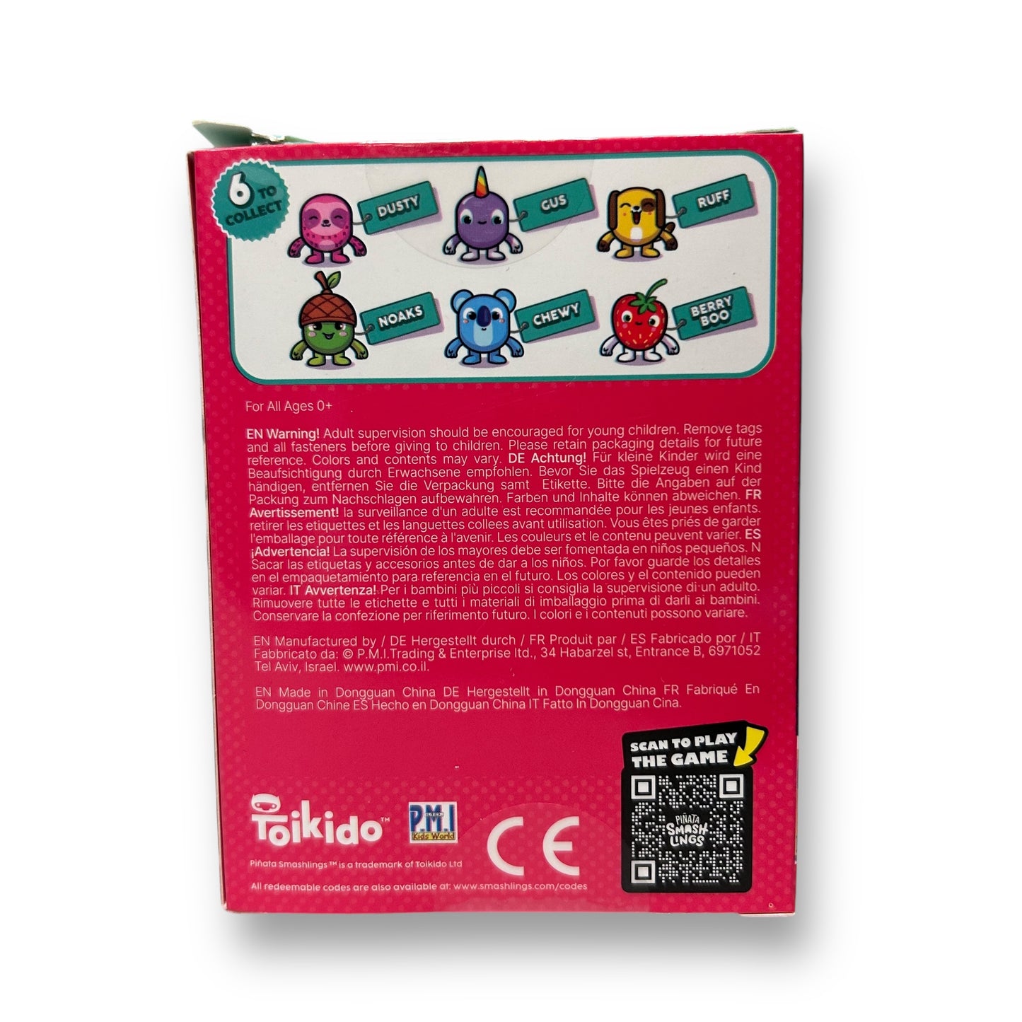 NEW! Pinata Smash Lings Series 1 Strawberry Plushy Box