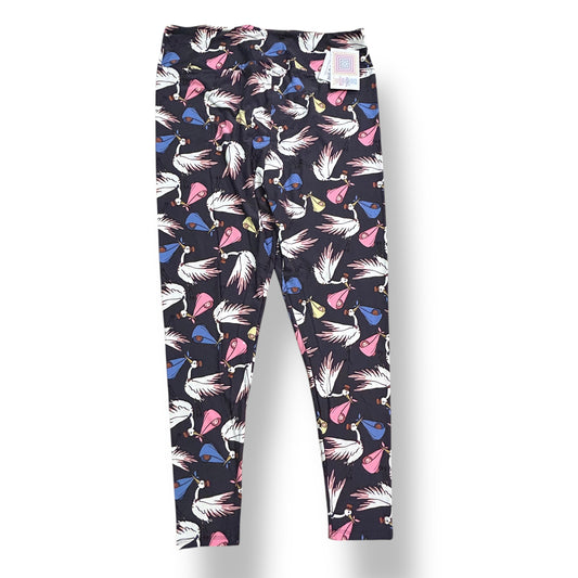 NEW! Lularoe Tall and Curvy Size TC2 Stork Print Stretch Maternity Leggings