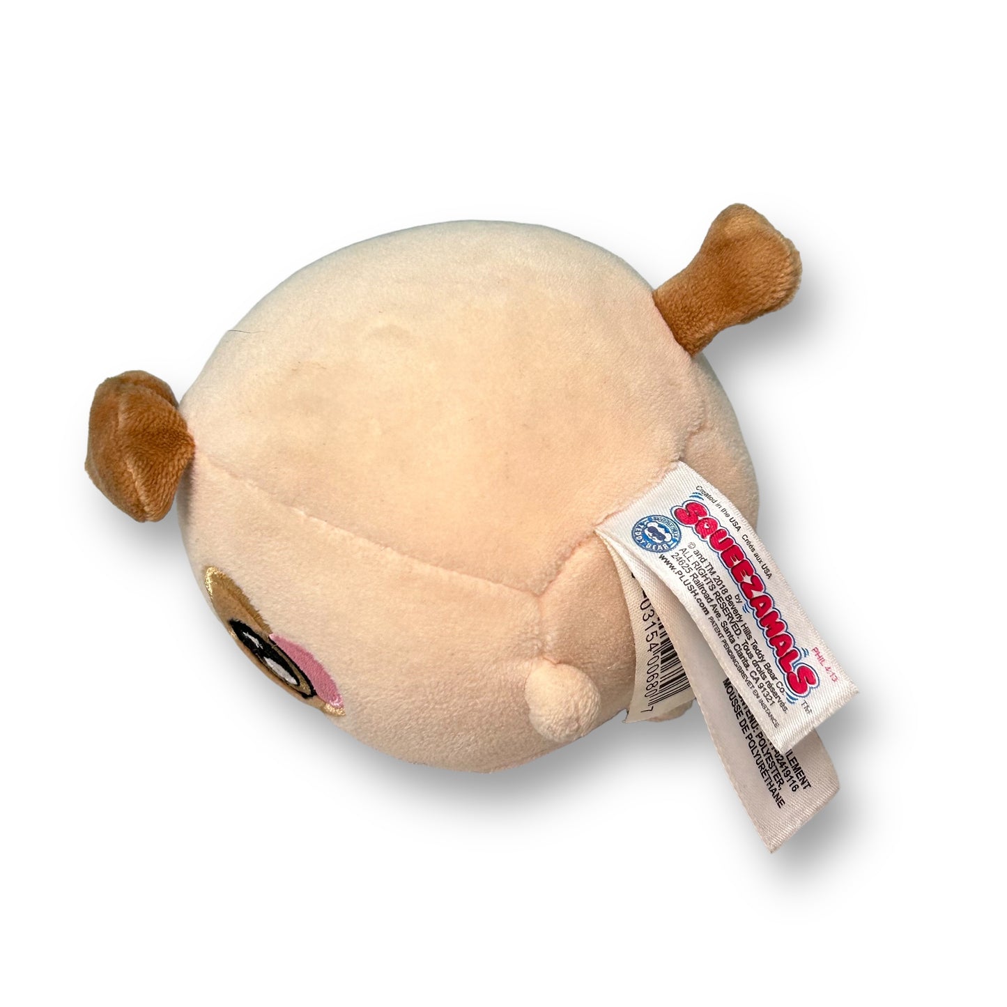 Squeezamal Dasie Dog 3.5" Plush Squishy Toy