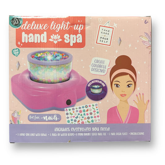NEW! Deluxe Light-Up Hand Spa Girl's Toy by Angel Acade-Me