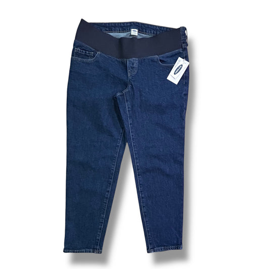 NEW! Old Navy Maternity Jeans Small Size 6 Short Elastic Stretch Waistband