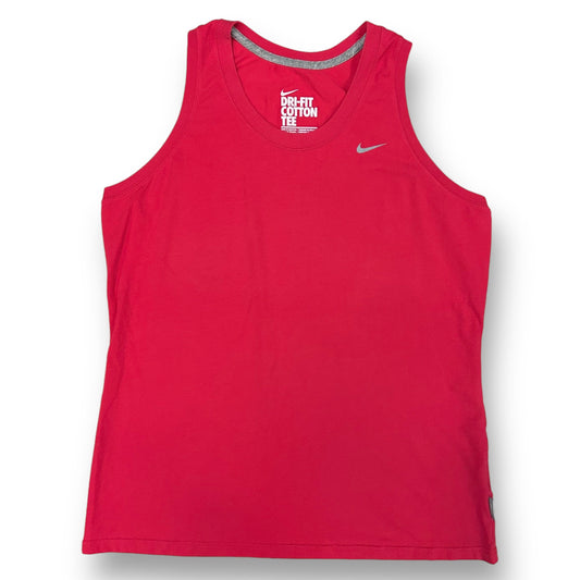 Womens Nike size XL pink athletic sleeveless tee with short sleeves.