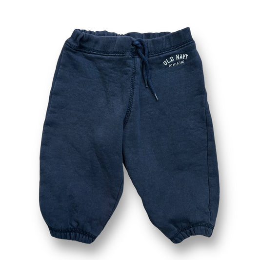 Old Navy Boys Size 3-6 Months Drawstring Sweatpants Navy Blue Casual Bottoms