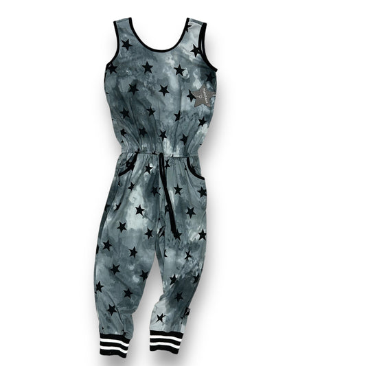 NEW! Girls Size 5 Pixie Lane Star Print Soft Knit Jumpsuit with Pockets