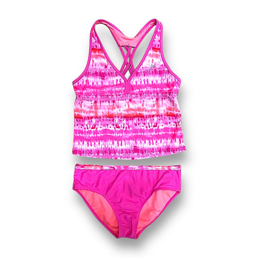 Zero Xposur Youth Girl Size 16 Bikini 3-Pc Tankini Swimsuit with Swim Skirt