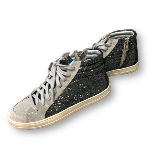 Youth Girls Shoes Size 5 - 5.5 (37) Italian Made Side-Zip P448 Fashion Sneaker