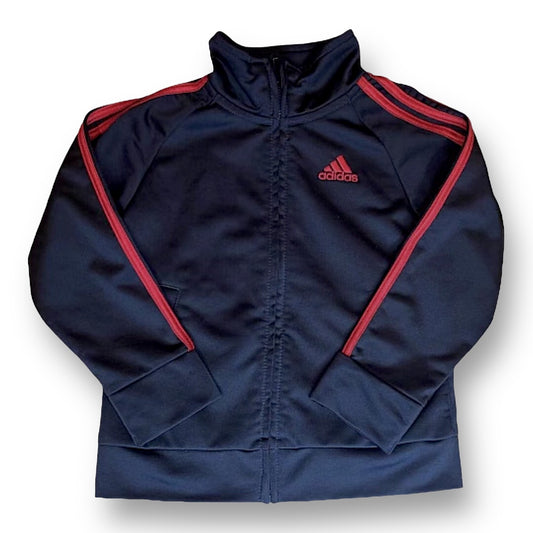Adidas Boys Size 24 Months Full Zip Sweatshirt Athletic Warm Up Toddler Jacket