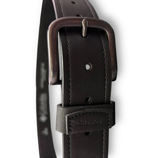 Columbia Men's Leather Belt, Black Size 38-40 L