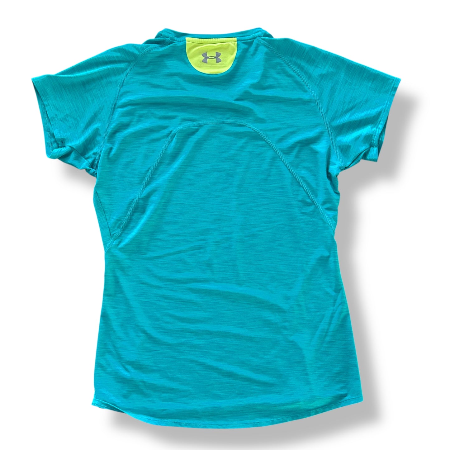 Under Armour Women's Small Quick-Dry Tee Semi-Fitted heatGear Running Shirt