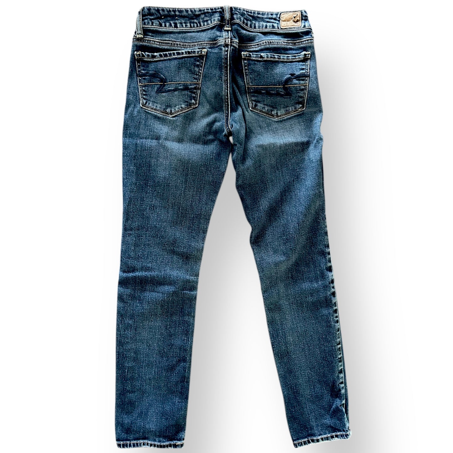 American Eagle Jeans Women's Size 2 Short Skinny Stretch Dark Wash Denim
